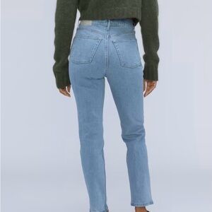 Everlane stonewashed the original cheeky jeans